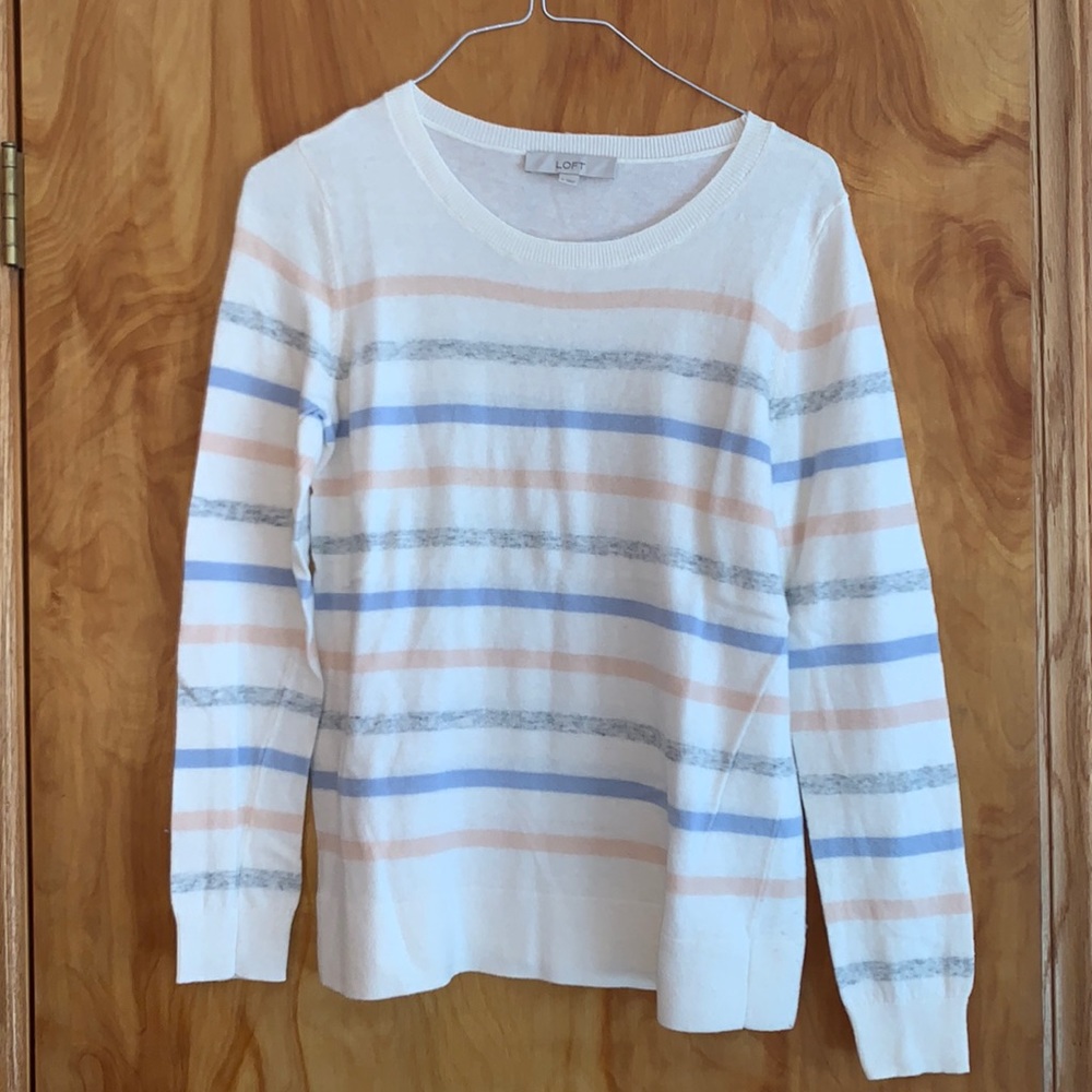 Loft striped sweater